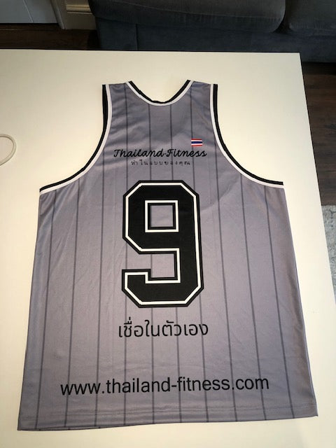 Men's Thailand-Fitness Vest - Satin Grey