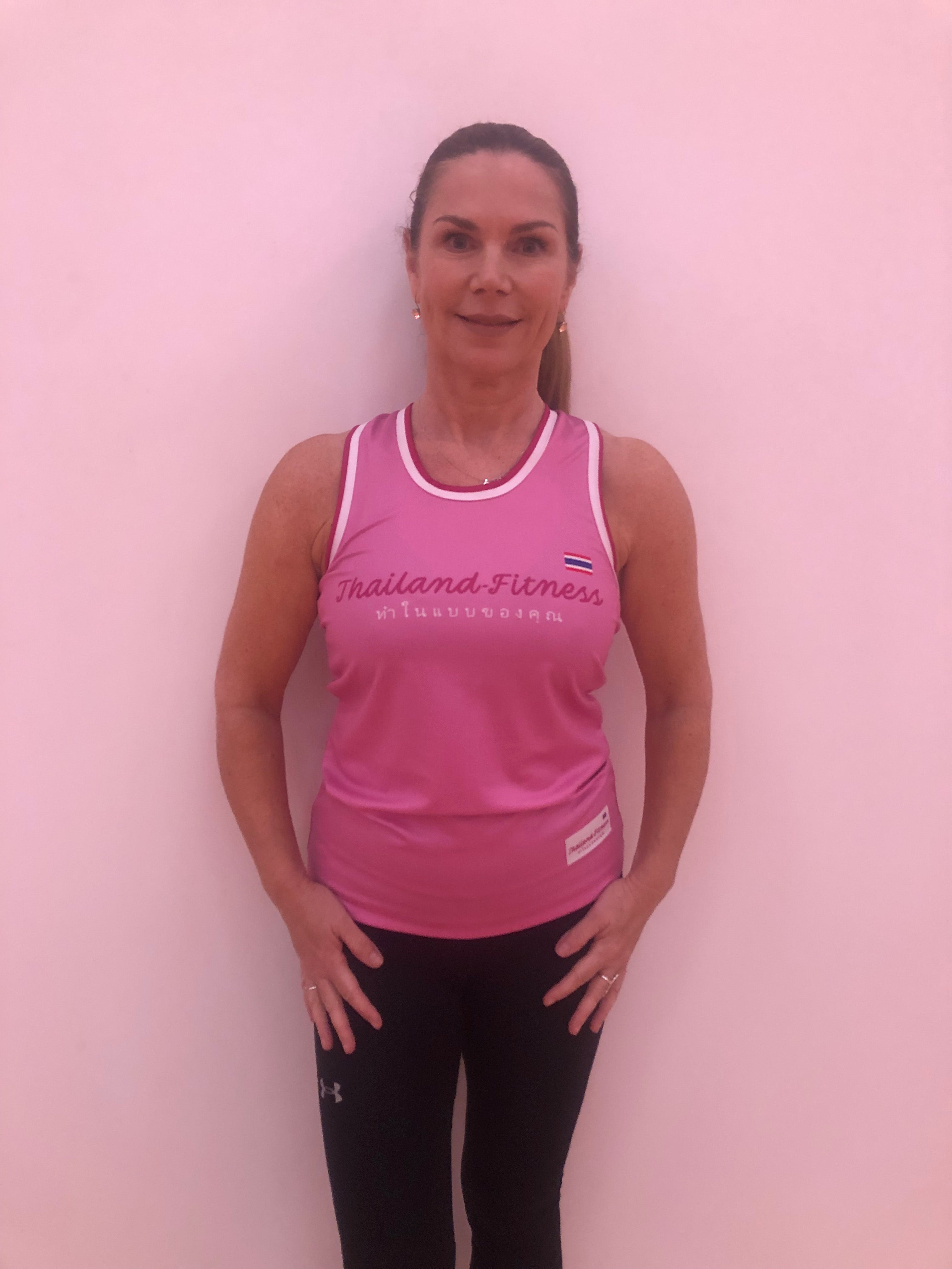 Womens Thailand-Fitness Vest - Pink